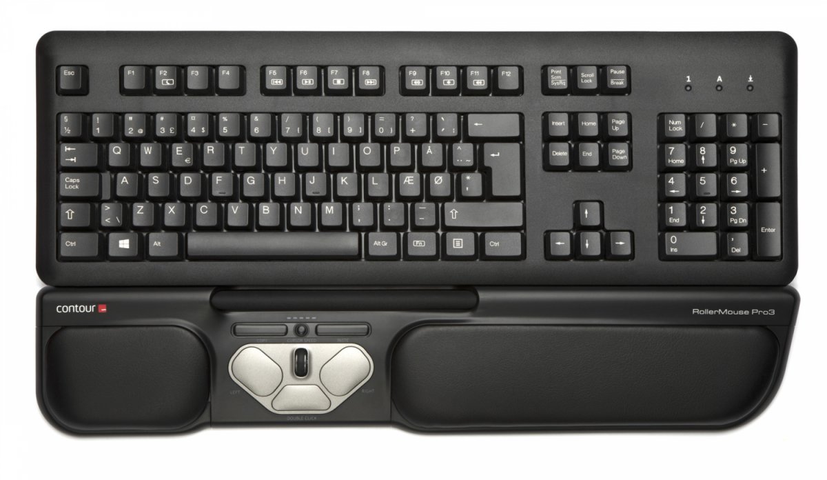 RollerMouse Pro3 inkl. HP Slim Tastatur - Billige Rollermouse